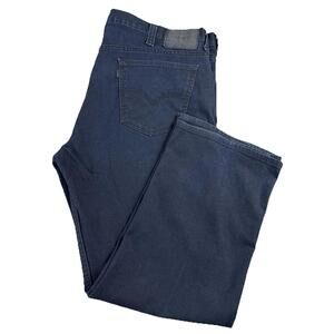 Levi’s 569 Jeans Dark-wash Black Tab Men's 42W X 32L Straight leg Relaxed indigo